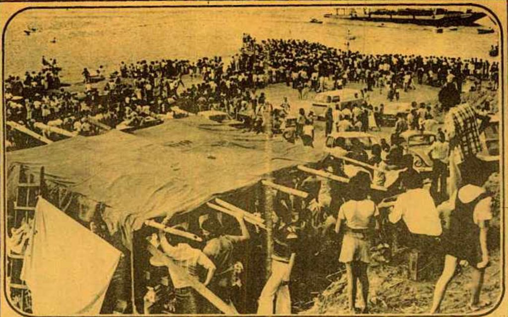 Multidão na Pesca ao Dourado