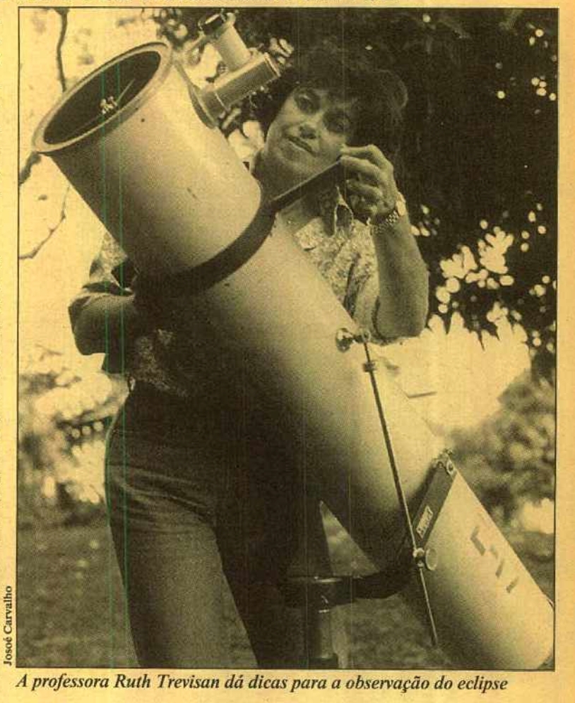 Observação do eclipse 