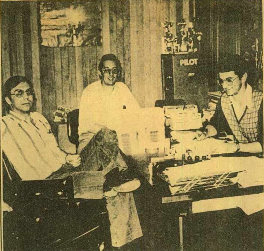 Sadi Carvalho, Paulo Mac Donald Ghisi e  Wádis Benvenutti, membros da Comissão pelo Desenvolvimento de Foz — 1978