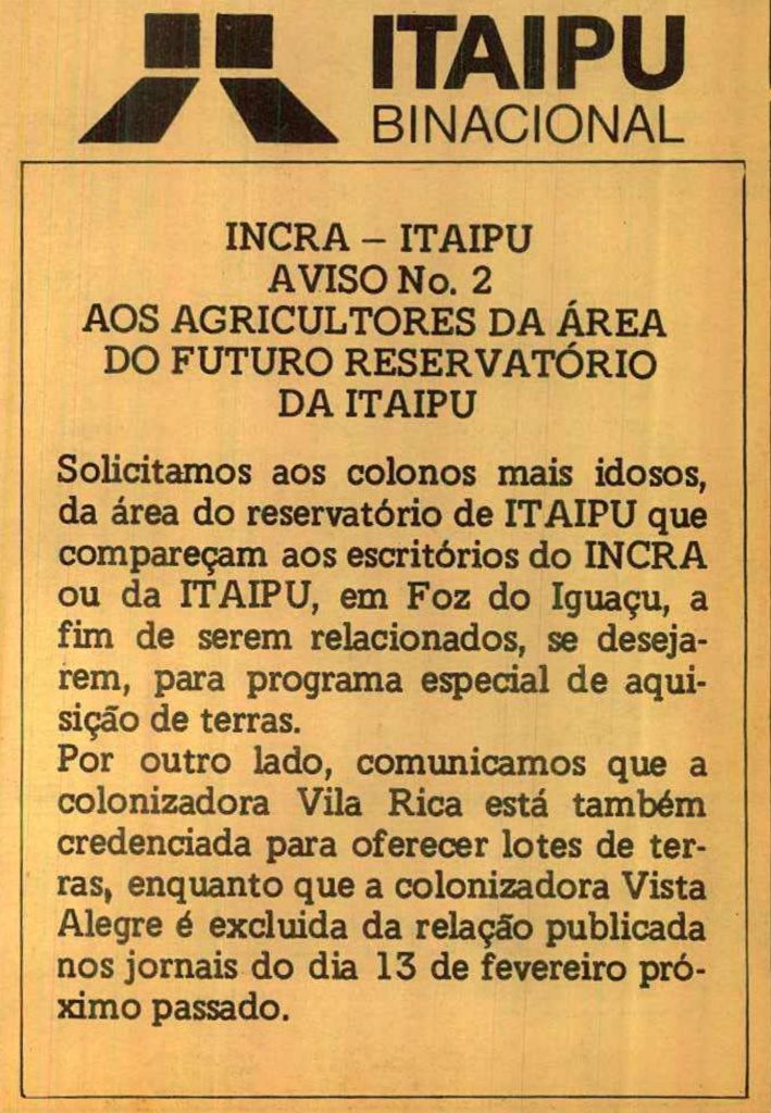 Itaipu Binacional — 1979