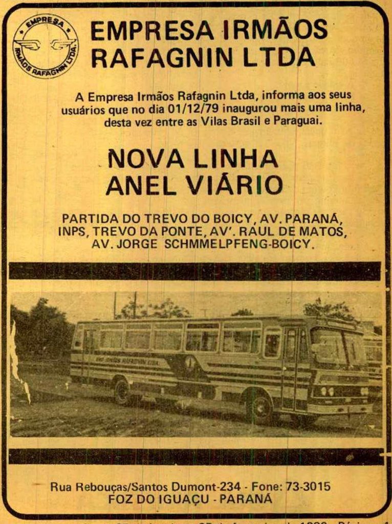  Transporte Urbano Irmãos Rafagnin — 1979