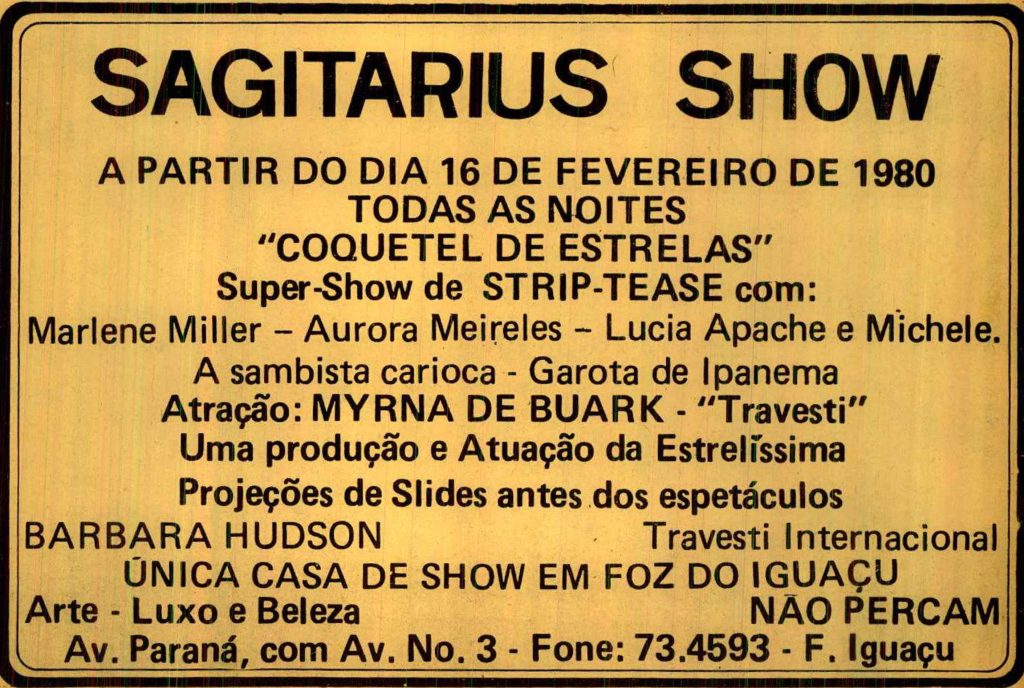 Sagitarius Show  — 1979