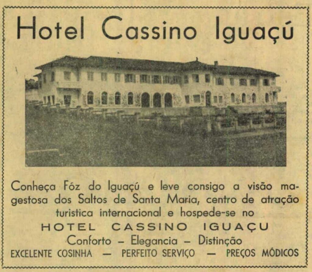 Hotel Cassino Iguaçu — 1954