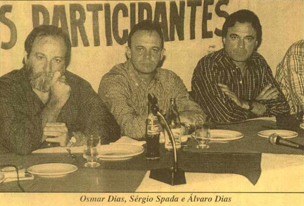 Osmar Dias, Spada e Alvaro Dias