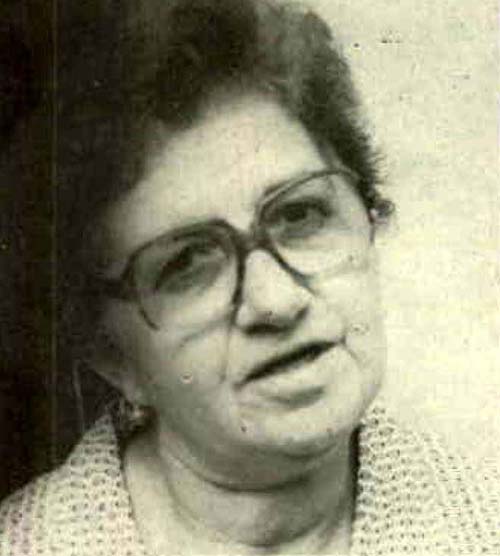 Saturnina Almeida — 1982
