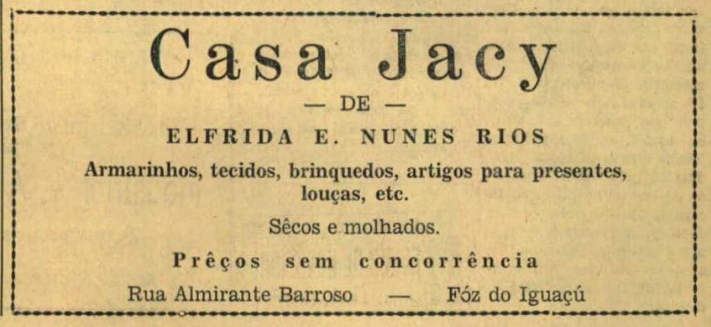 Casa Jacy — 1954